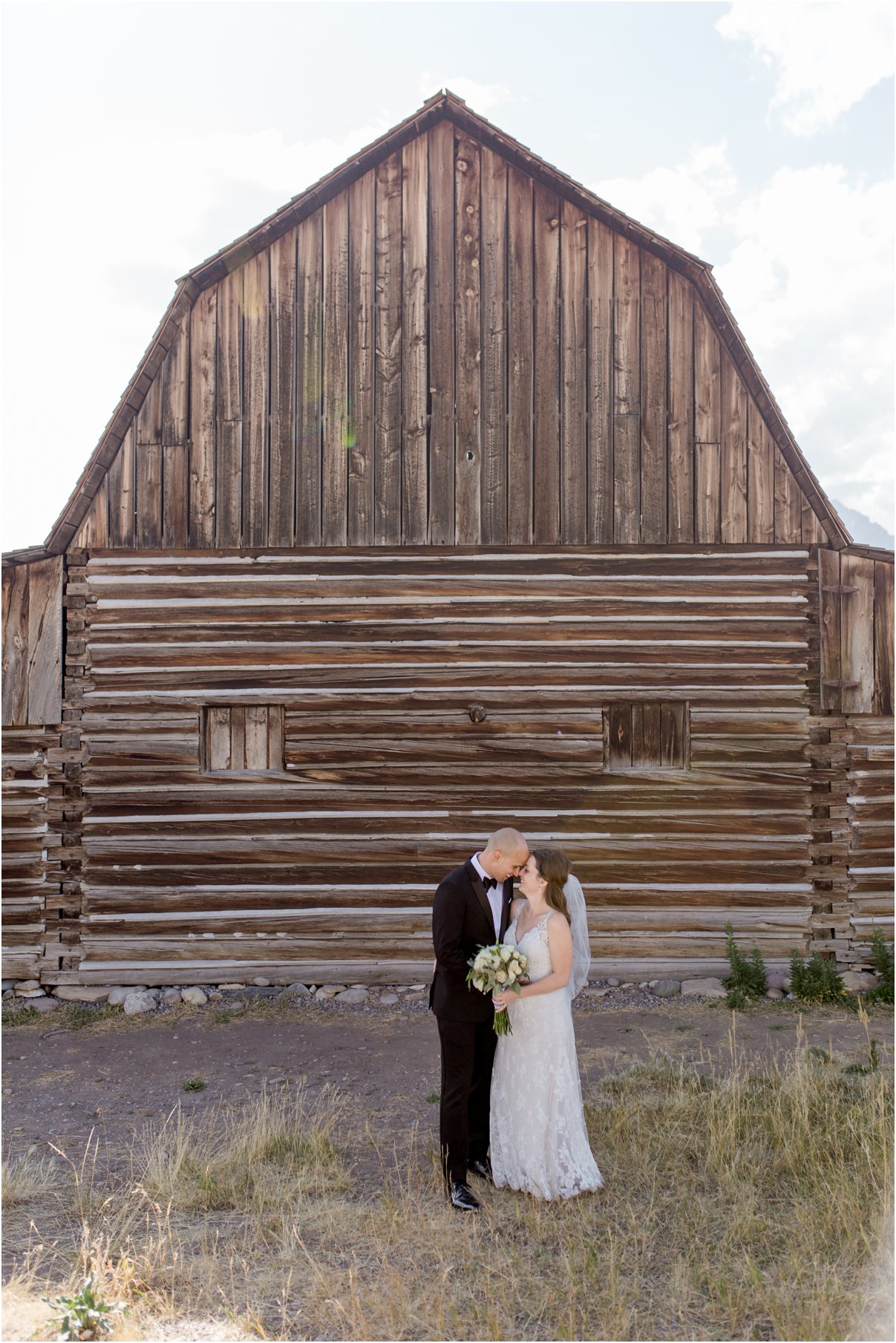 Jackson Hole, Wyoming Wedding at Mormon Row by Northern Colorado Wedding Photographer : Teton National Park