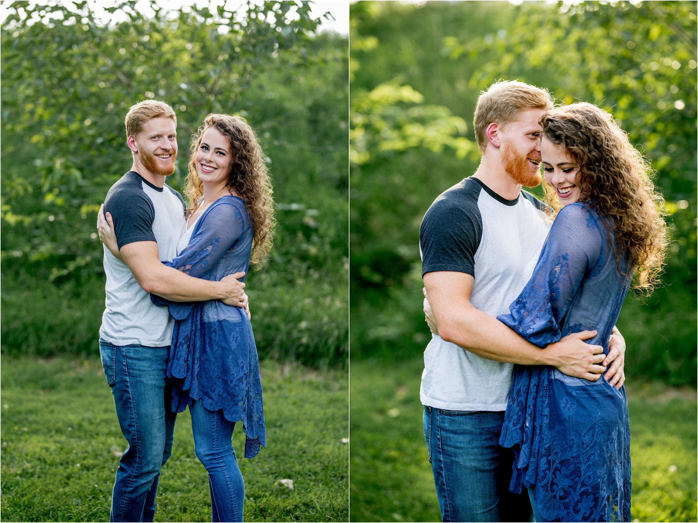 Lincoln, Nebraska Engagement Session at Pioneers Park by Greeley, Colorado Wedding Photographer
