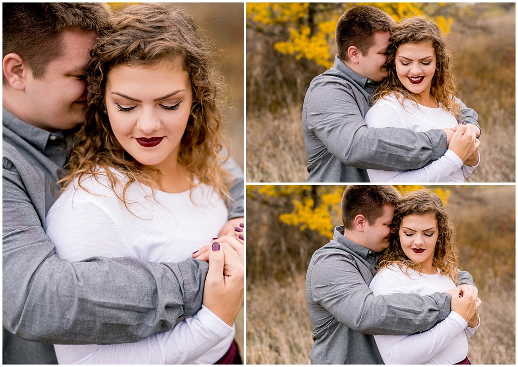 fall engagement session by central nebraska wedding photographer