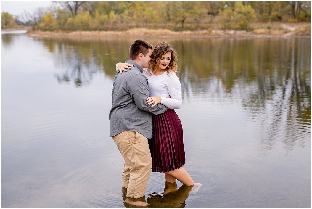 fall engagement session by central nebraska wedding photographer