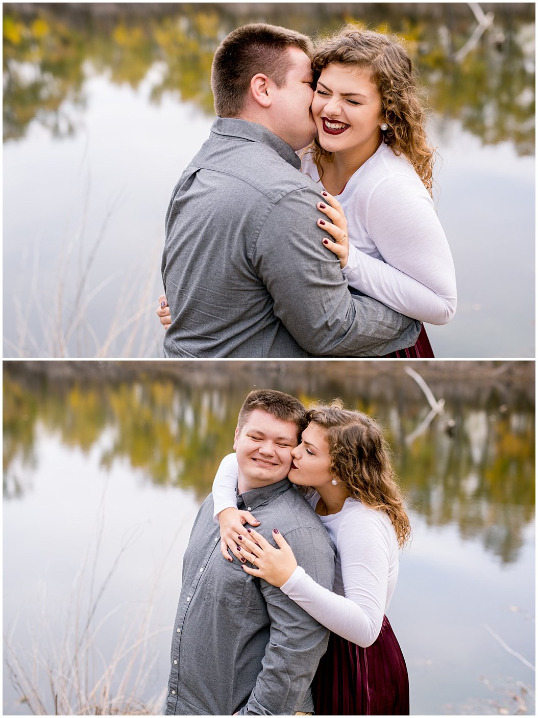 fall engagement session by central nebraska wedding photographer