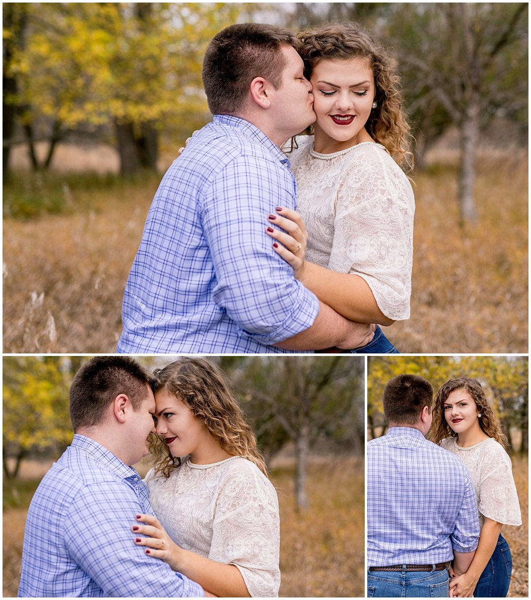 fall engagement session by central nebraska wedding photographer