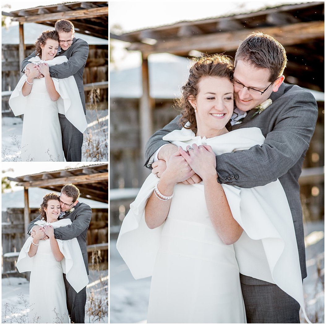 Winter Wedding in Fort Collins by Northern Colorado Wedding Photographer