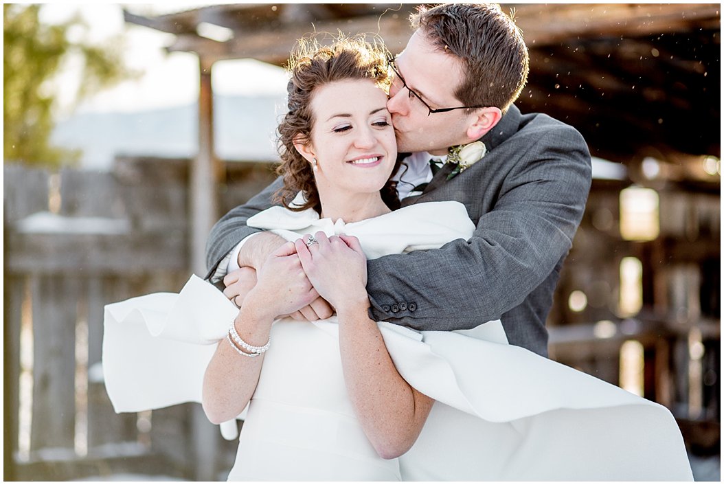 Winter Wedding in Fort Collins by Northern Colorado Wedding Photographer