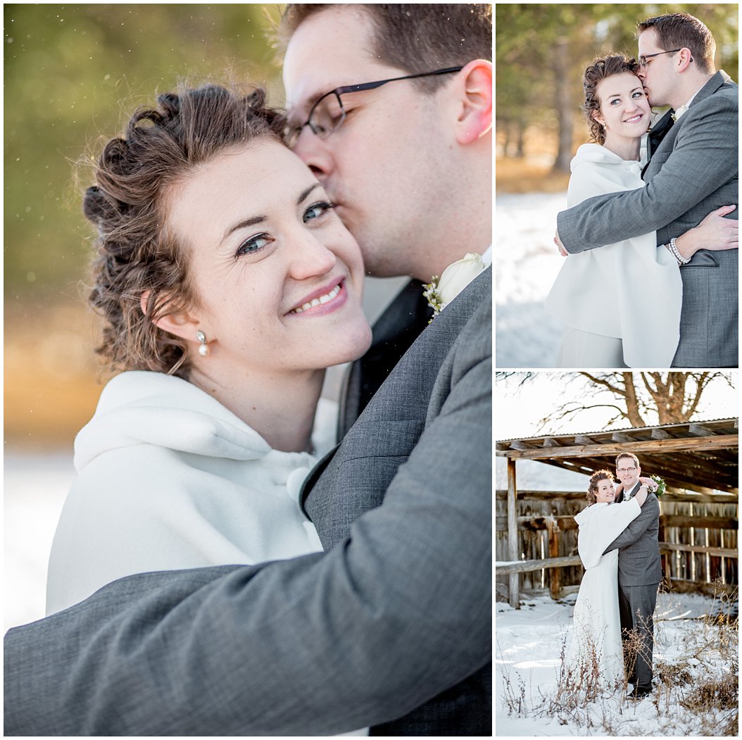 Winter Wedding in Fort Collins by Northern Colorado Wedding Photographer