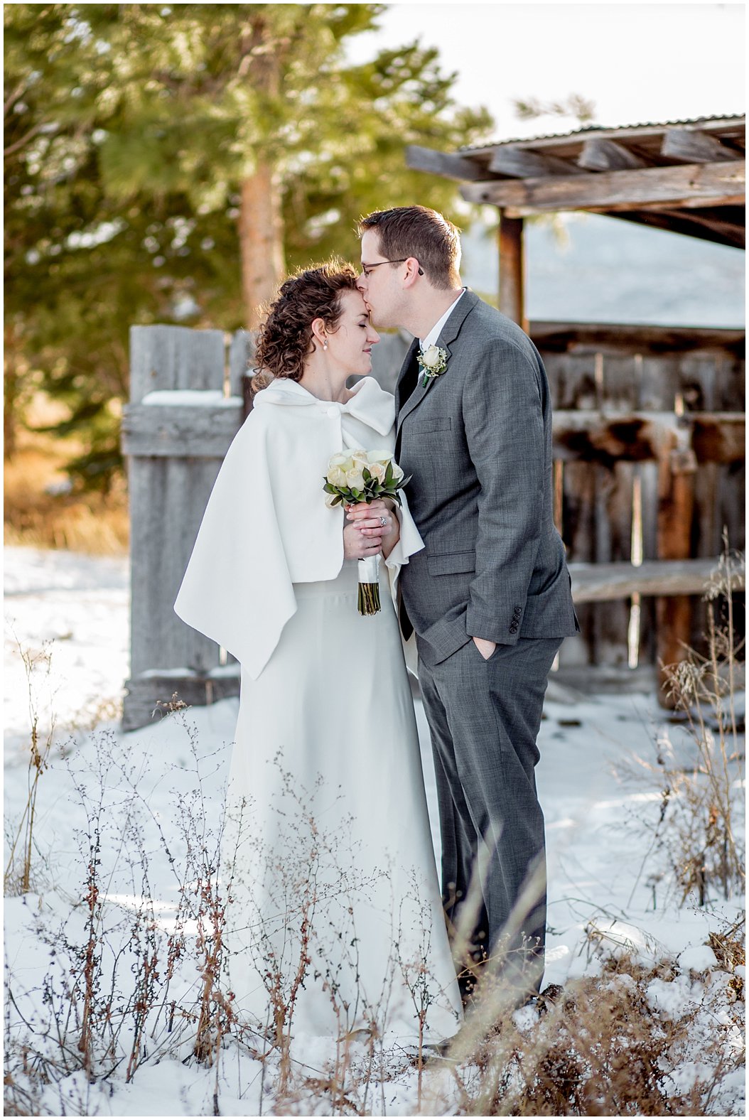 Winter Wedding in Fort Collins by Northern Colorado Wedding Photographer