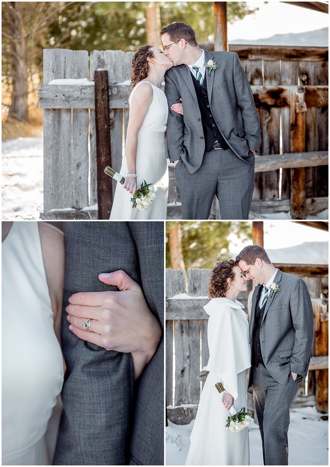 Winter Wedding in Fort Collins by Northern Colorado Wedding Photographer