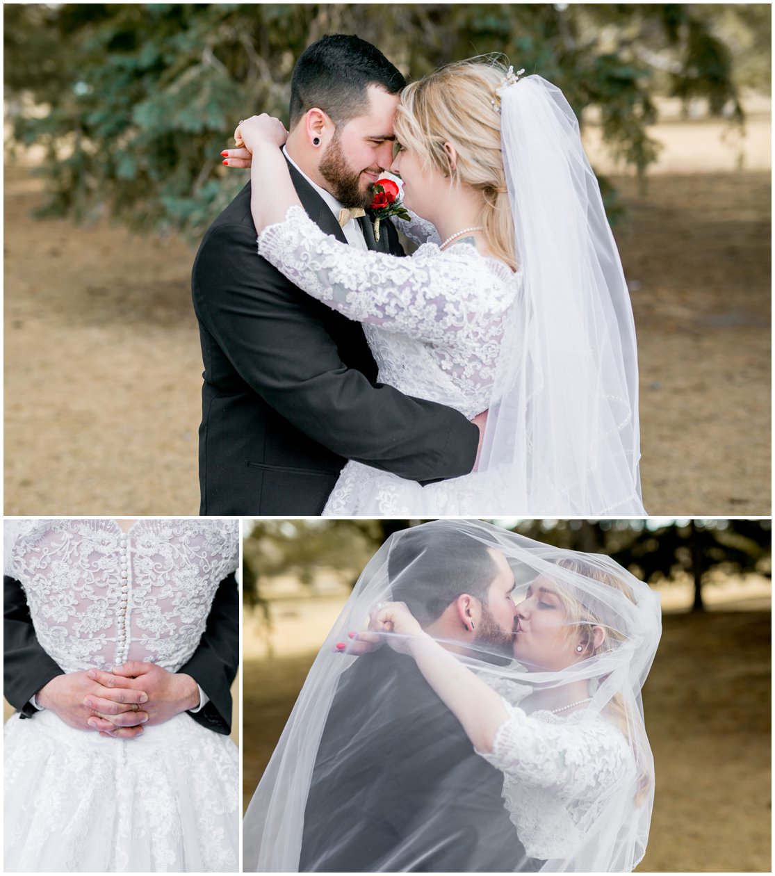 Red and Gold Cheyenne, Wyoming Wedding at Little America by Wyoming Photographer