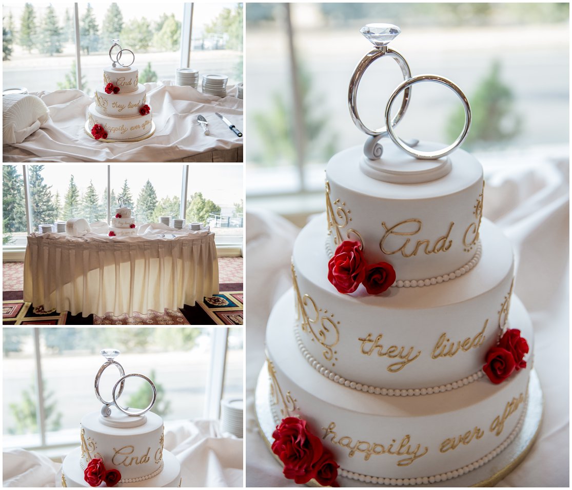 Red and Gold Cheyenne, Wyoming Wedding at Little America by Wyoming Photographer