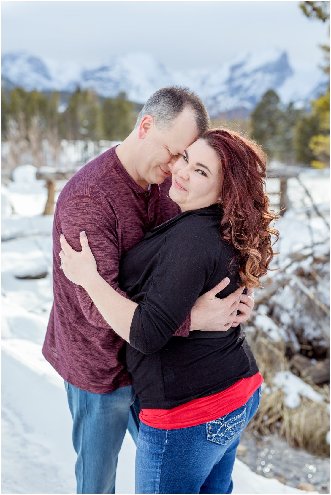 Engagement session in Rocky Mountain National Park by Northern Colorado Wedding Photographer