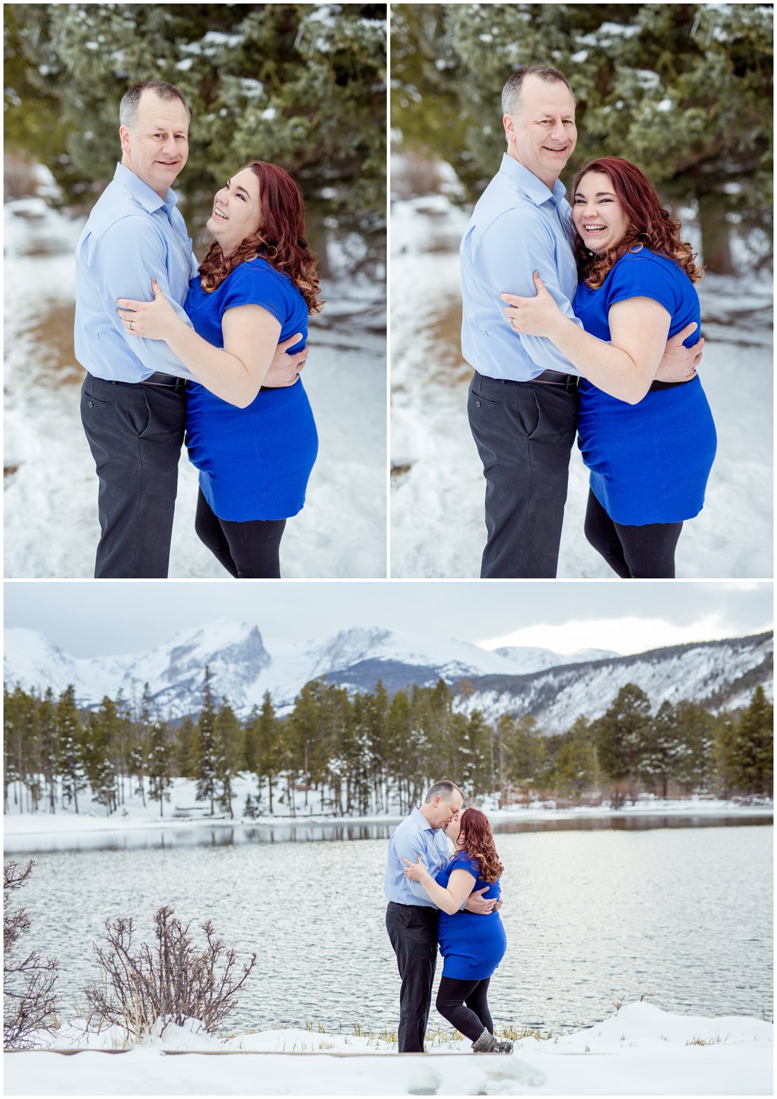 Engagement session in Rocky Mountain National Park by Northern Colorado Wedding Photographer