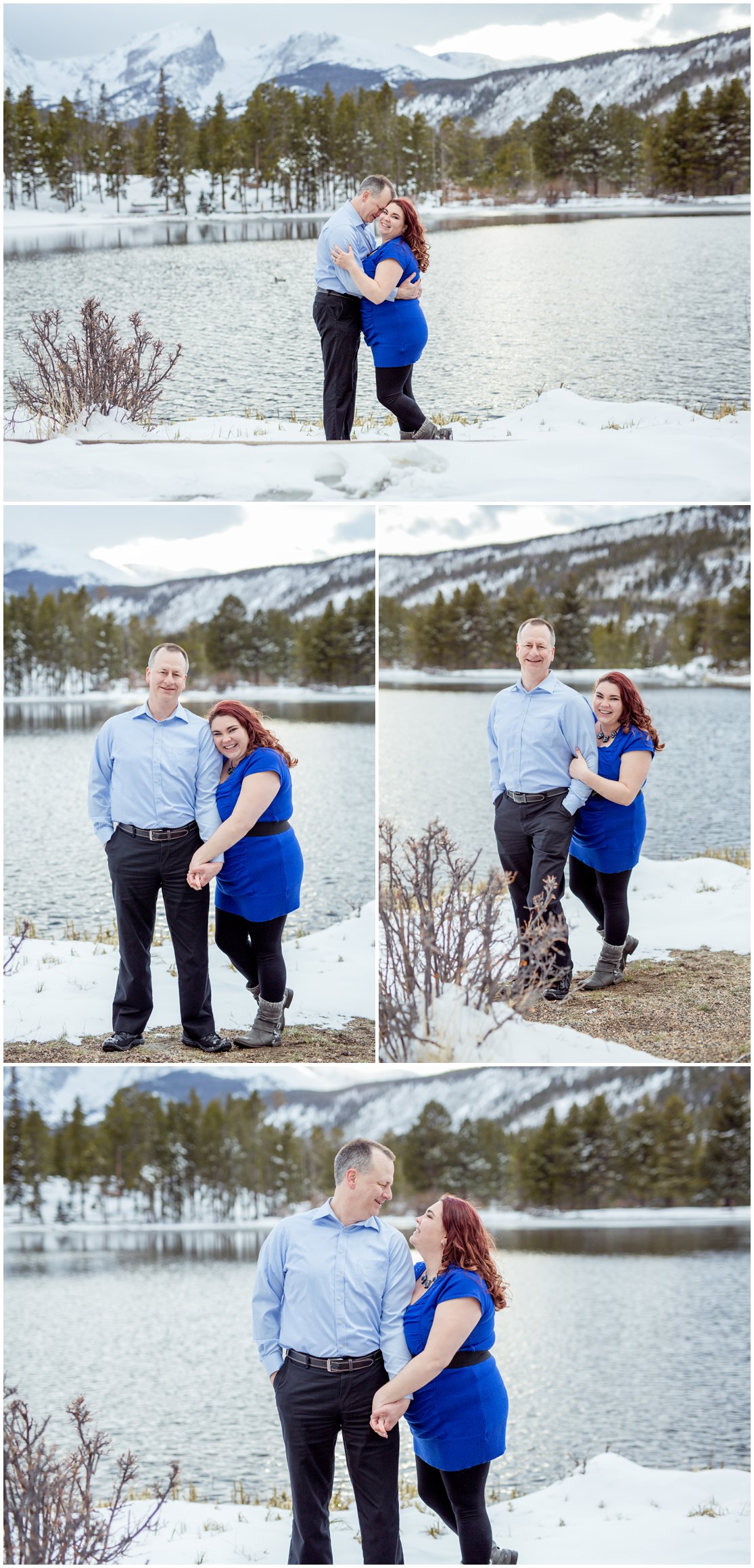 Engagement session in Rocky Mountain National Park by Northern Colorado Wedding Photographer