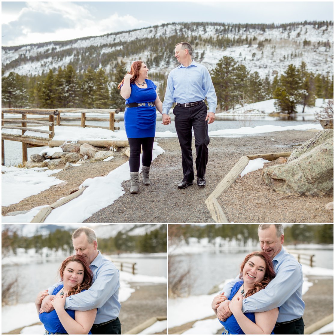 Engagement session in Rocky Mountain National Park by Northern Colorado Wedding Photographer