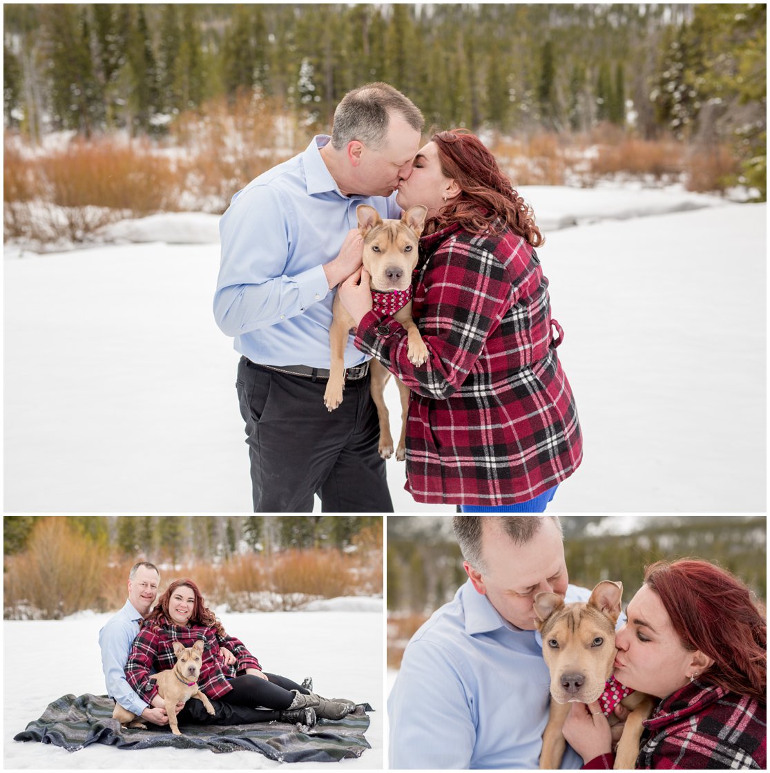 Engagement session in Rocky Mountain National Park by Northern Colorado Wedding Photographer