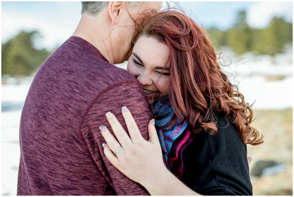 Engagement session in Rocky Mountain National Park by Northern Colorado Wedding Photographer