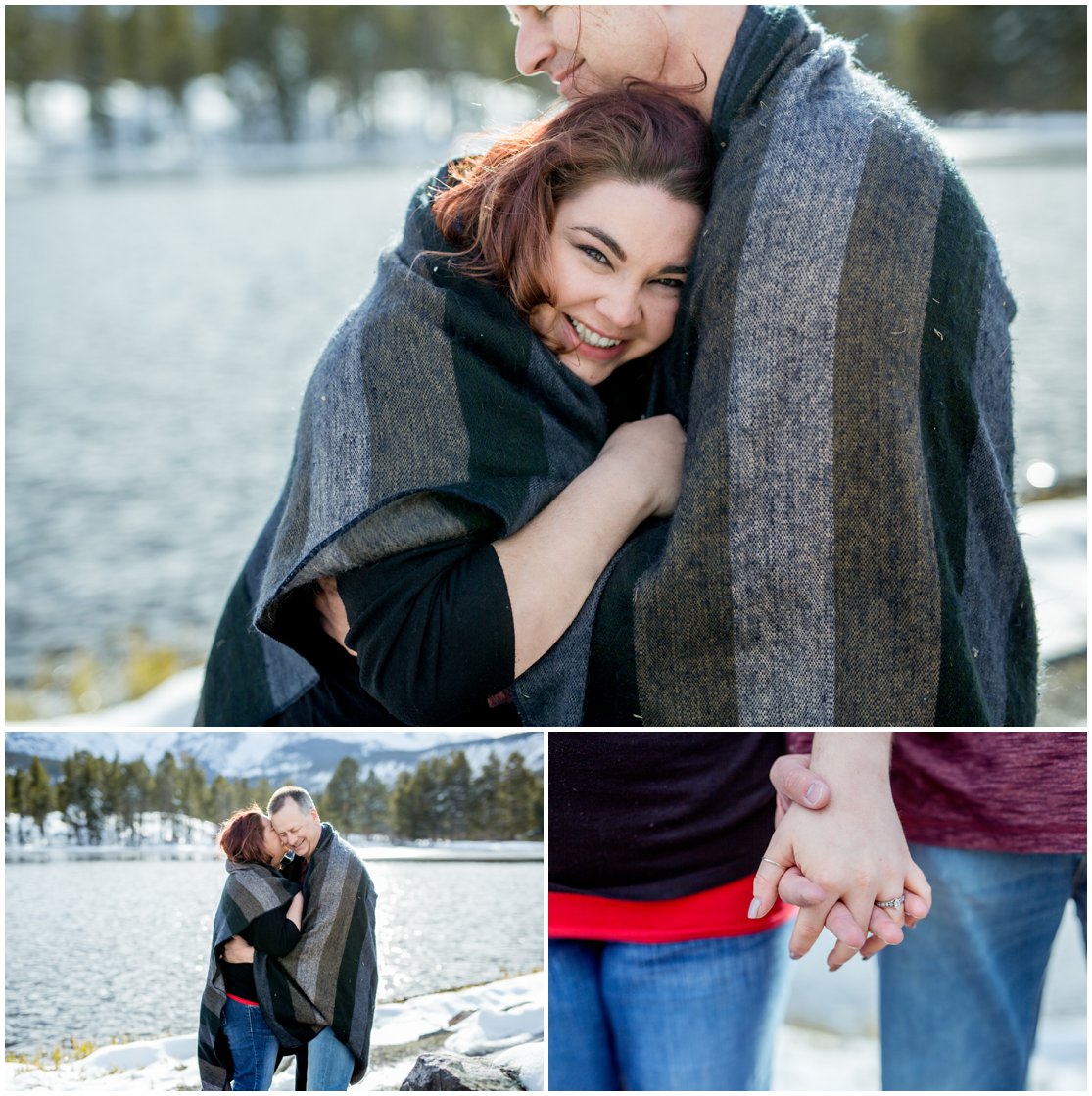 Engagement session in Rocky Mountain National Park by Northern Colorado Wedding Photographer