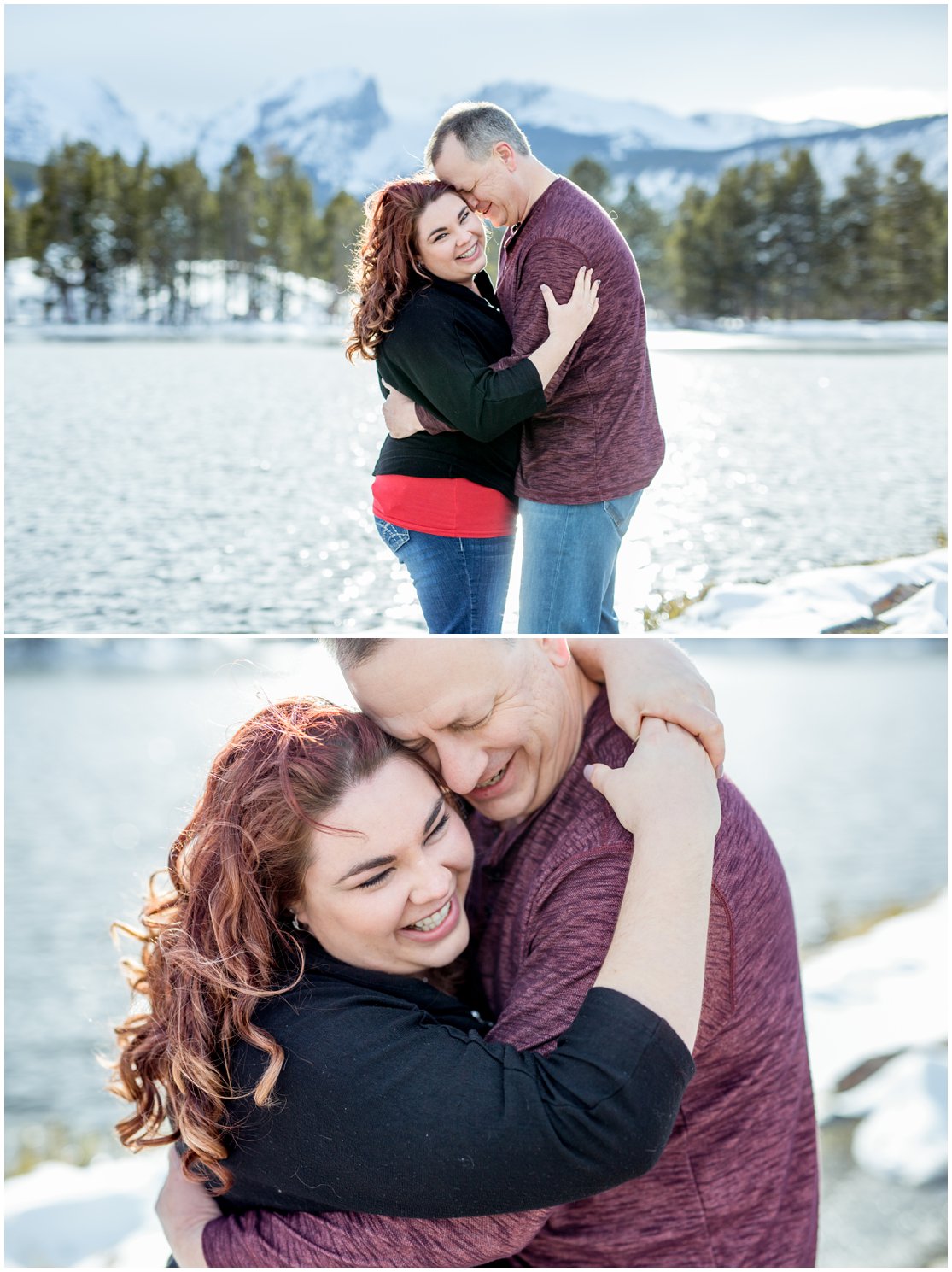 Engagement session in Rocky Mountain National Park by Northern Colorado Wedding Photographer