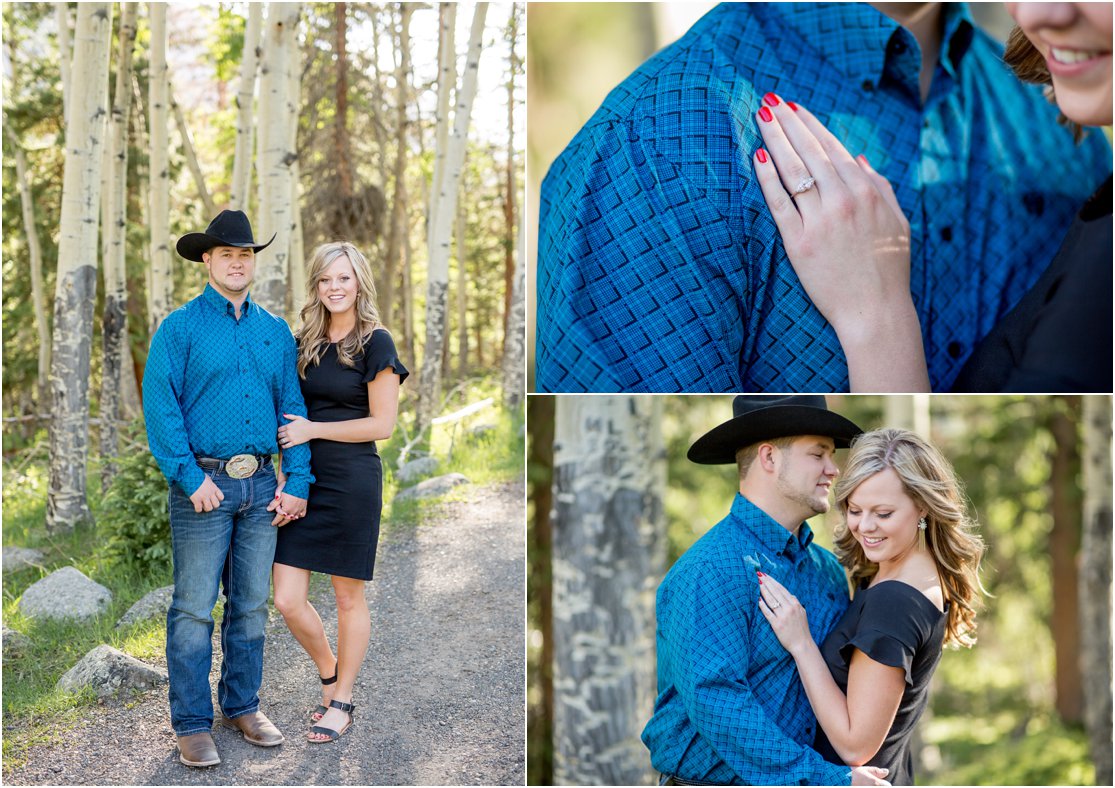 Rocky Mountain National Park Engagement Session by Greeley, Colorado Wedding Photographer