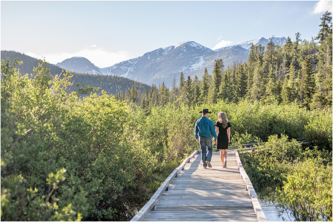 Rocky Mountain National Park Engagement Session by Greeley, Colorado Wedding Photographer