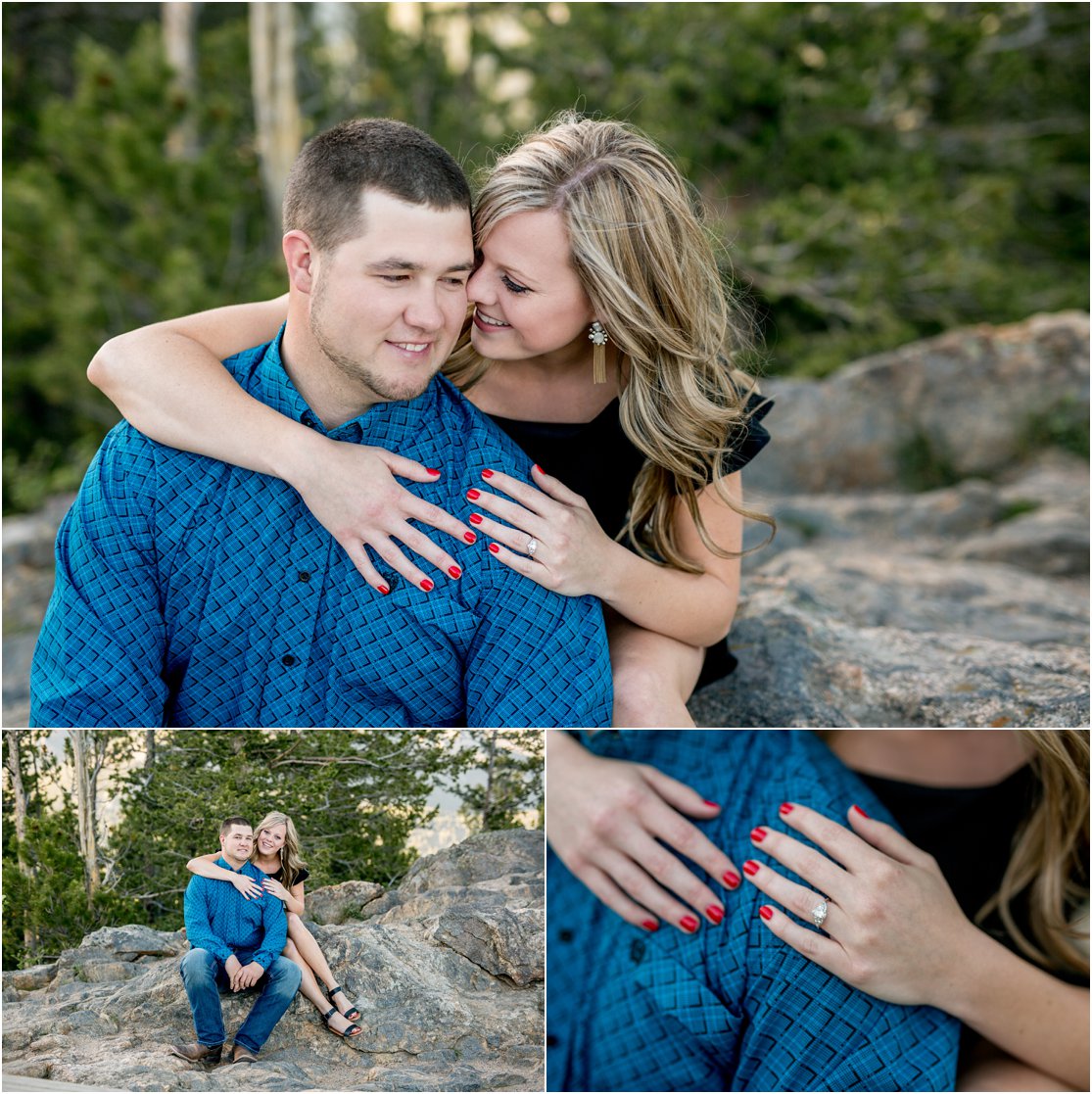 Rocky Mountain National Park Engagement Session by Greeley, Colorado Wedding Photographer