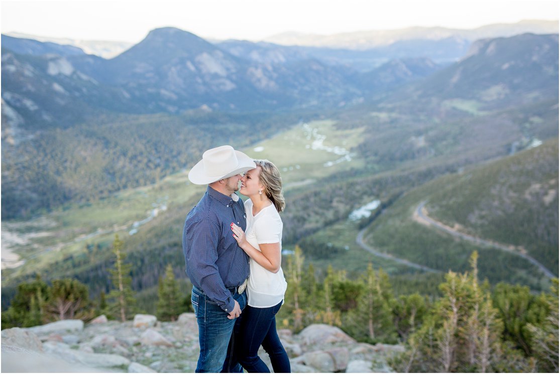 Rocky Mountain National Park Engagement Session by Greeley, Colorado Wedding Photographer