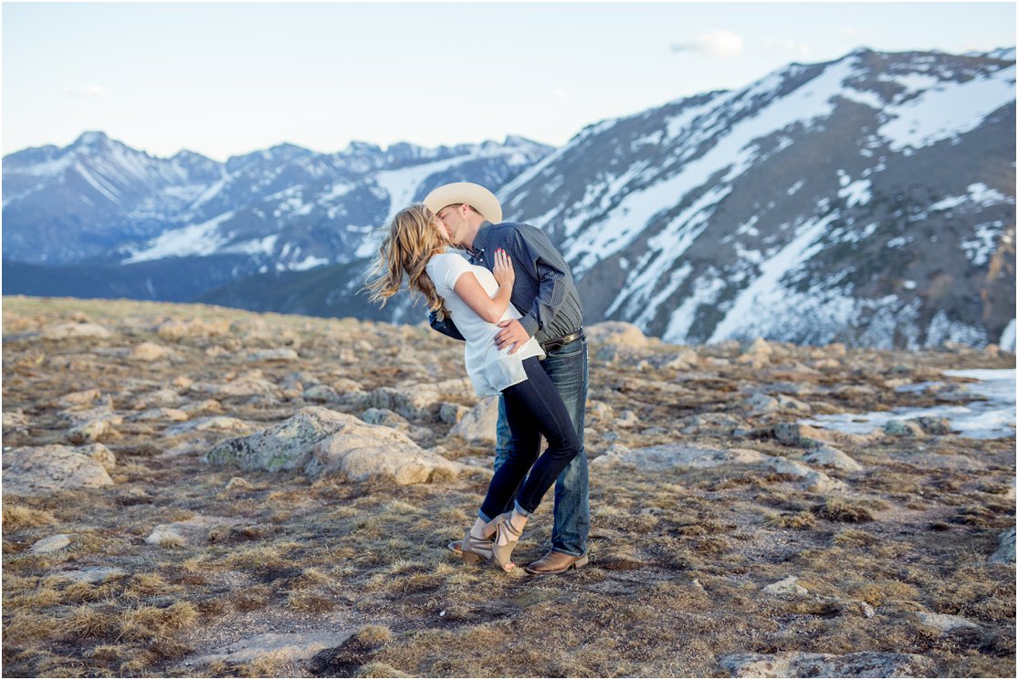 Rocky Mountain National Park Engagement Session by Greeley, Colorado Wedding Photographer