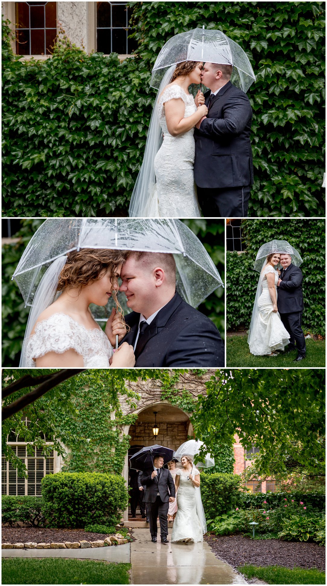 Rainy Lincoln, Nebraska Wedding by Greeley, Colorado Wedding Photographer