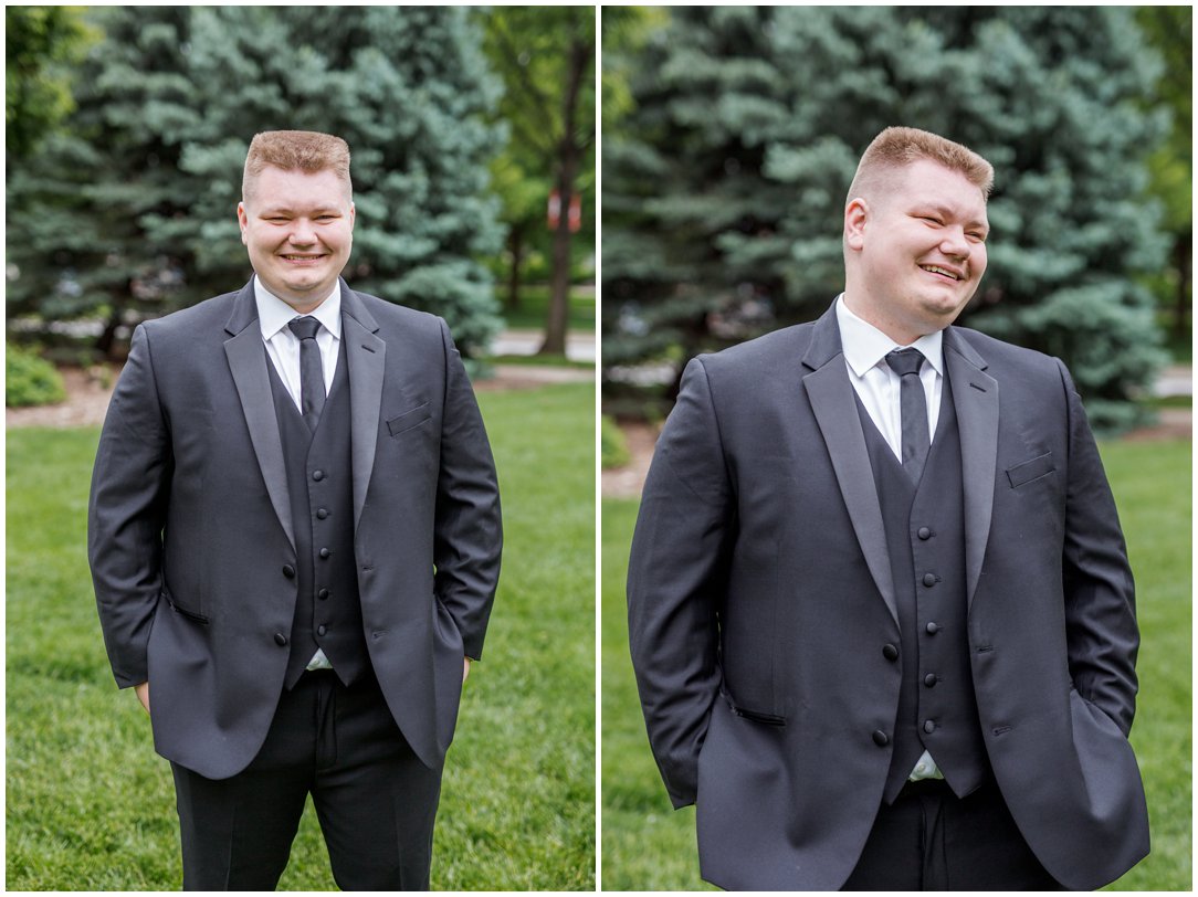 Rainy Lincoln, Nebraska Wedding by Greeley, Colorado Wedding Photographer