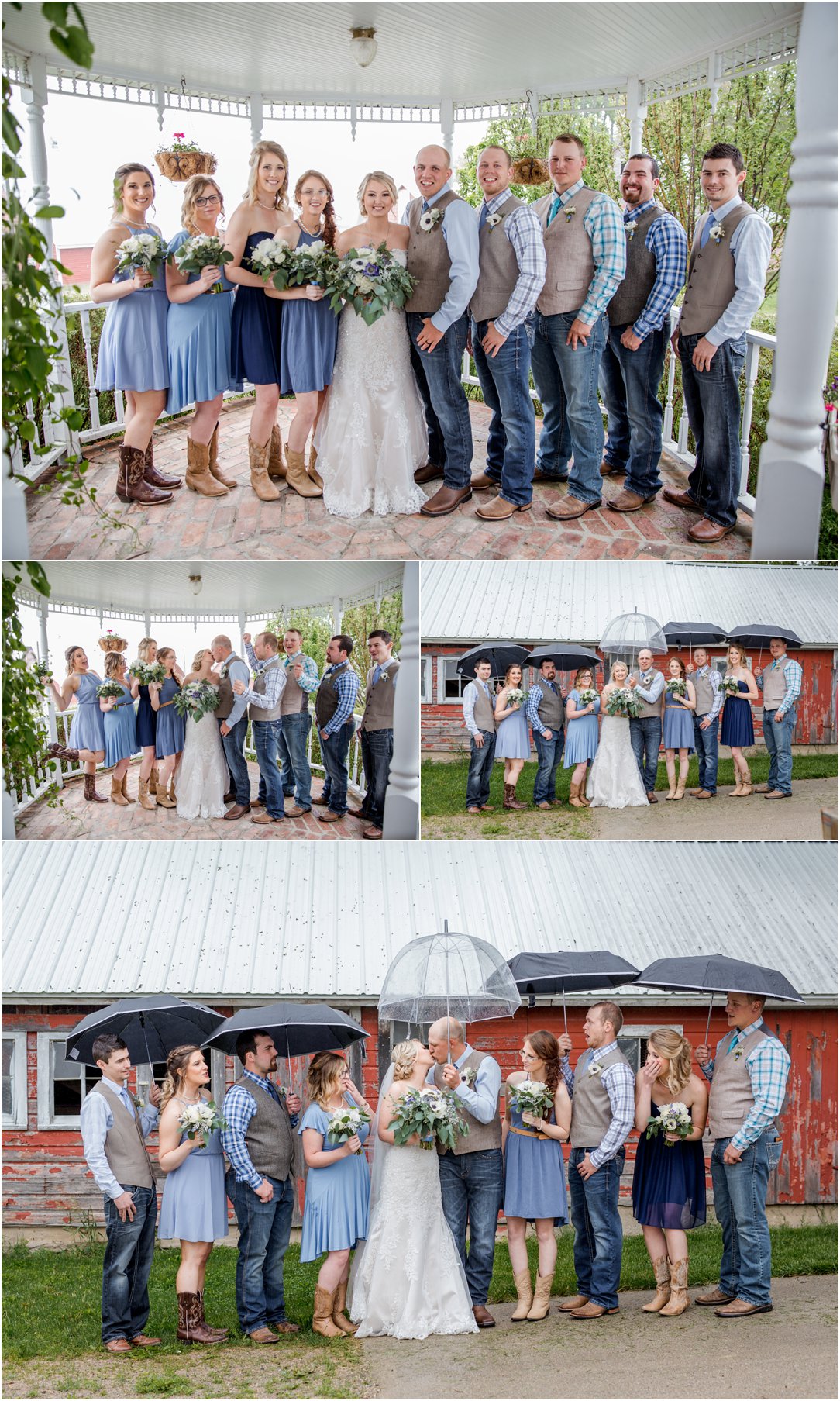 Married Mr And Mrs Skrdlant Rainy Nebraska Barn Wedding By