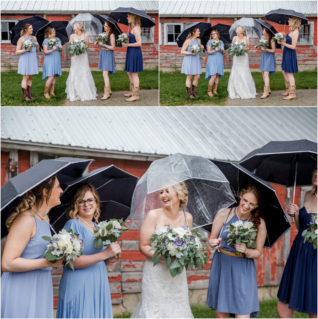 Rainy Nebraska Barn Wedding by Greeley, Colorado Wedding Photographer