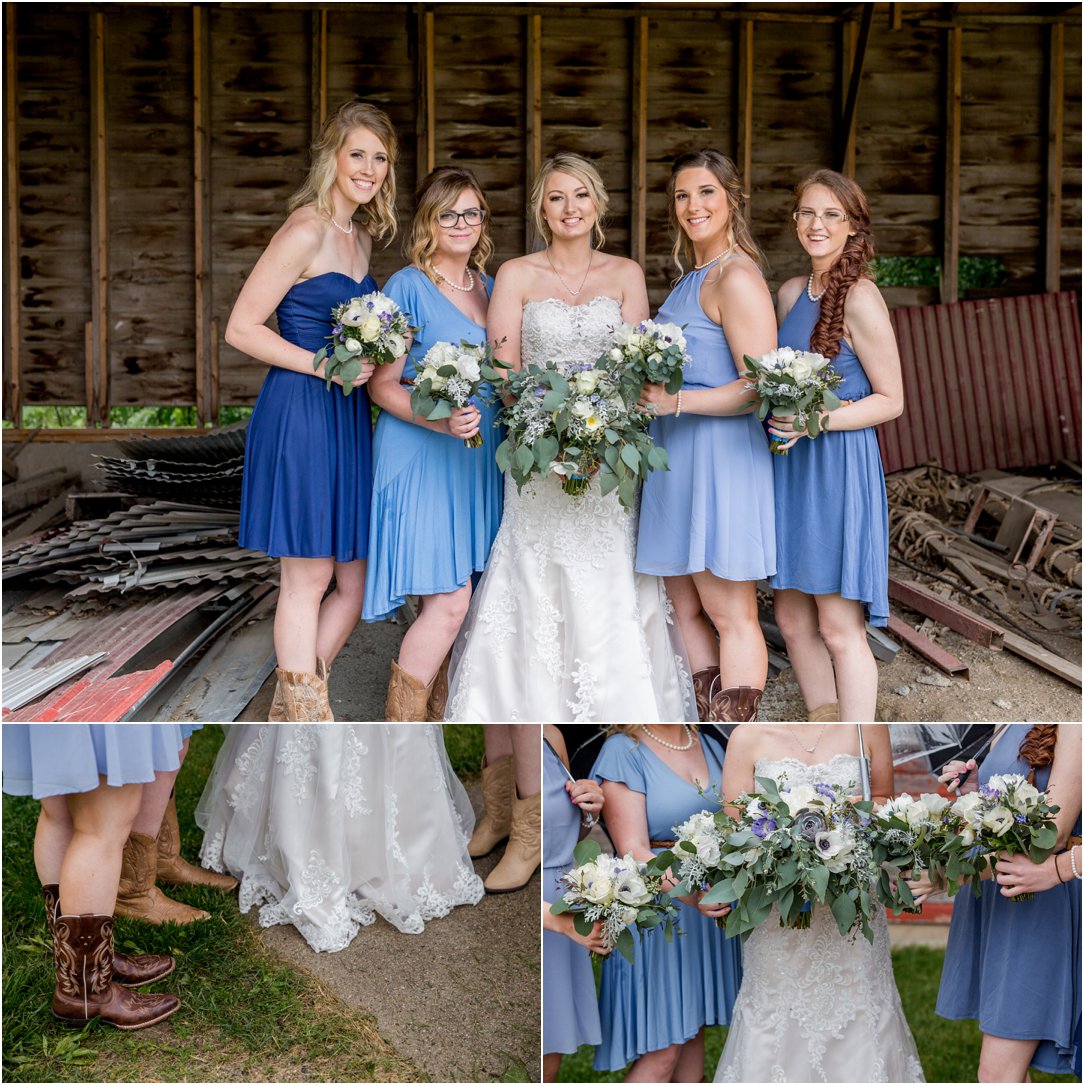 Rainy Nebraska Barn Wedding by Greeley, Colorado Wedding Photographer