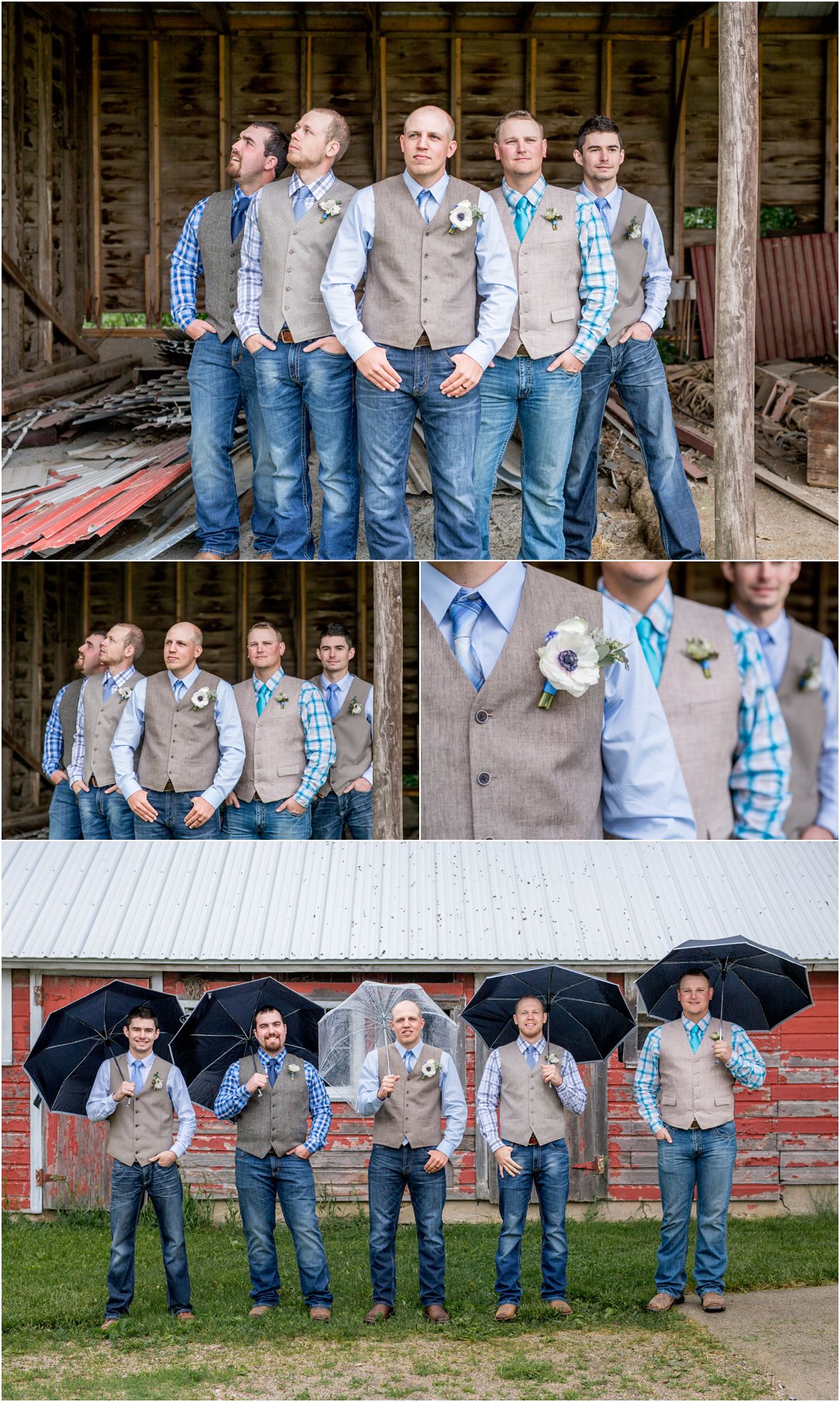 Rainy Nebraska Barn Wedding by Greeley, Colorado Wedding Photographer