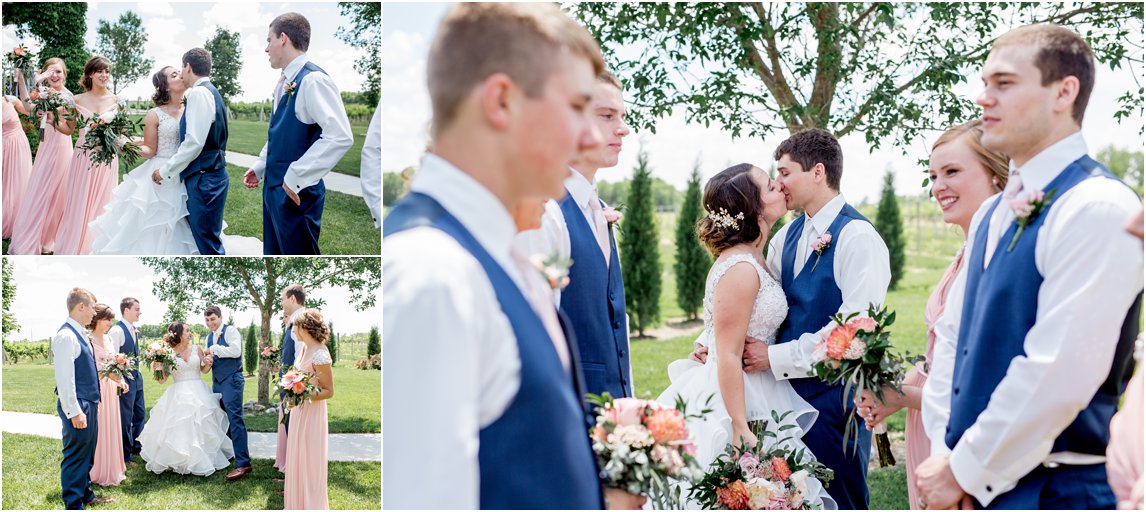 Grand Island, Nebraska Wedding at Vineyard by Greeley, Colorado Wedding Photographer