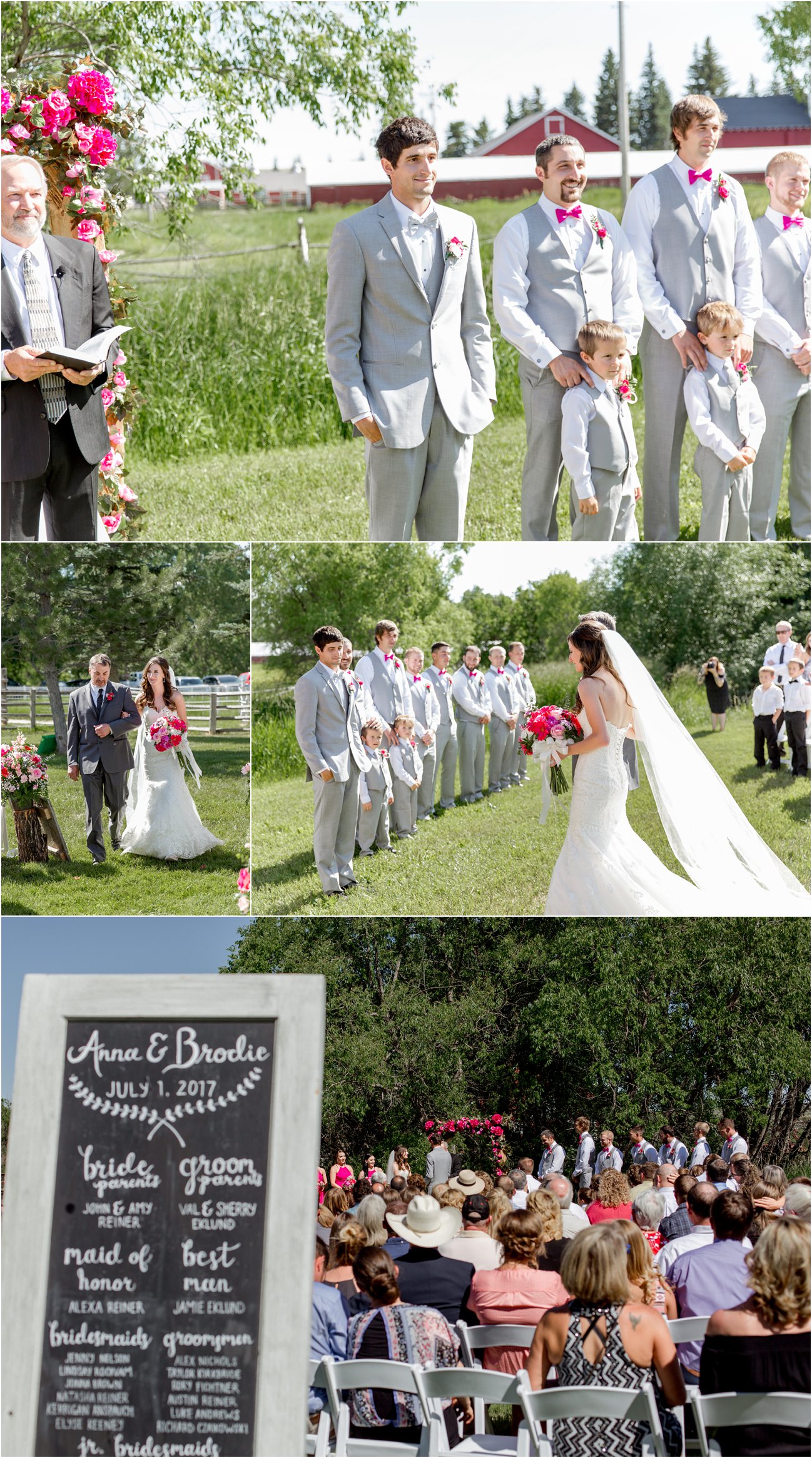 Married Mr. and Mrs. Eklund Cheyenne Wyoming Hereford Ranch