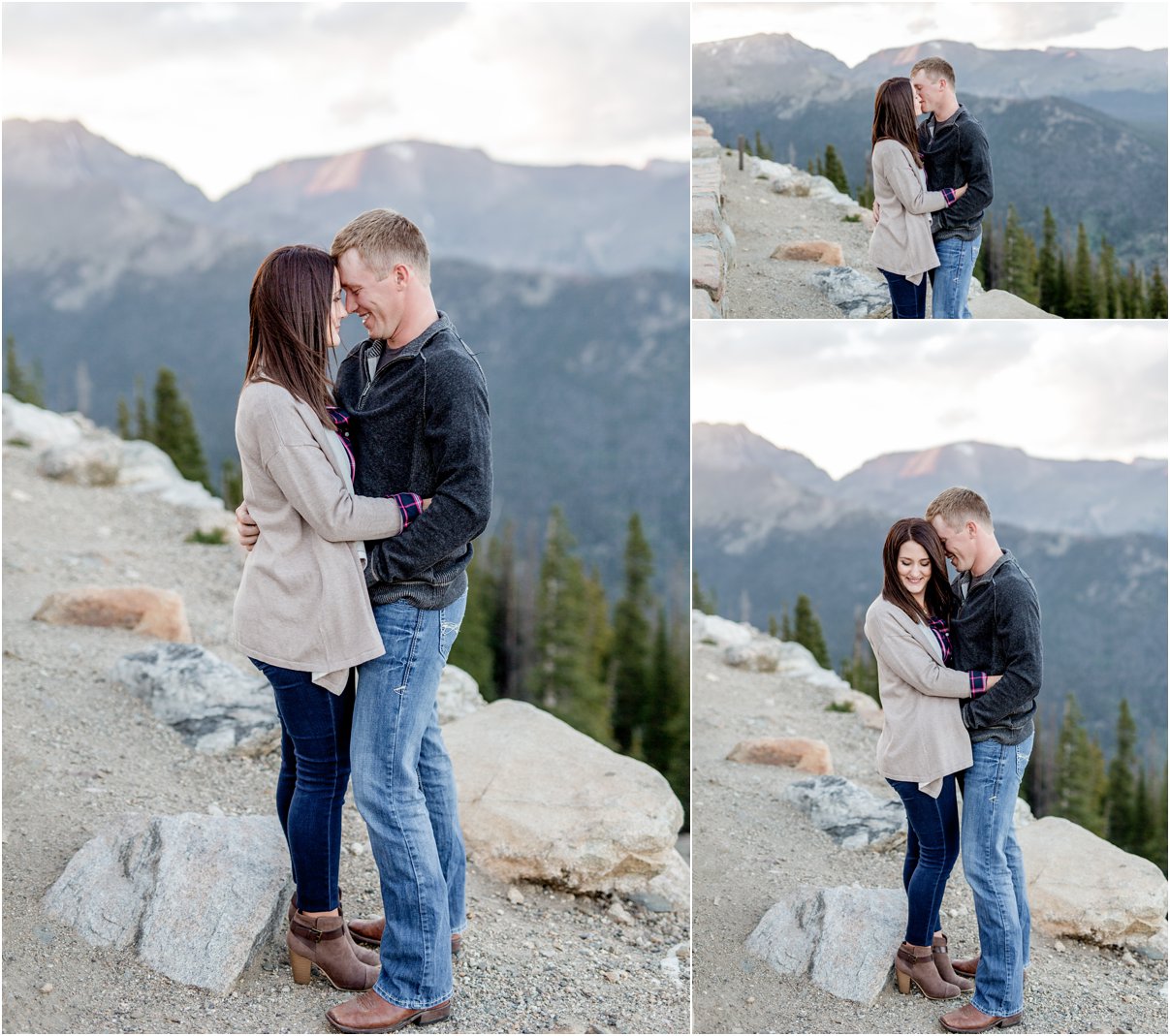 Rocky Mountain National Park Engagement Session by Greeley, Colorado Wedding Photographer