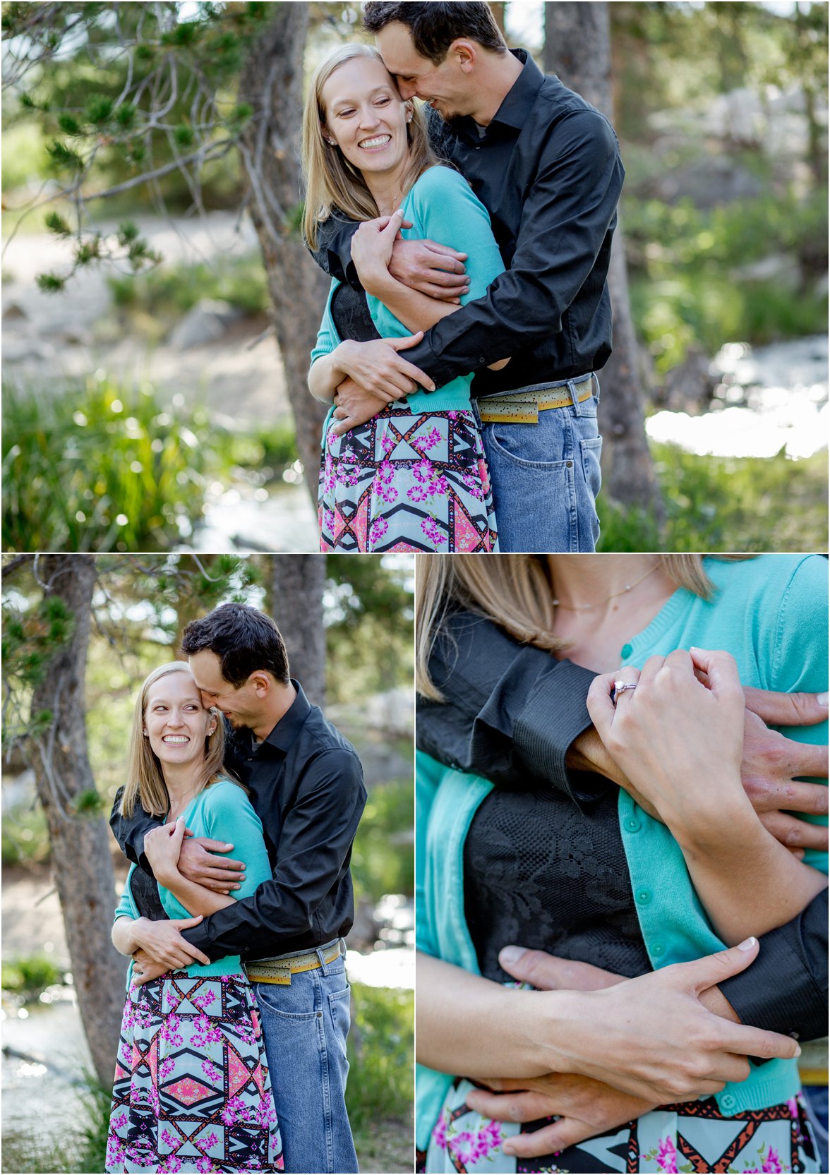 Rocky Mountain National Park Engagement Session by Greeley, Colorado Wedding Photographer 