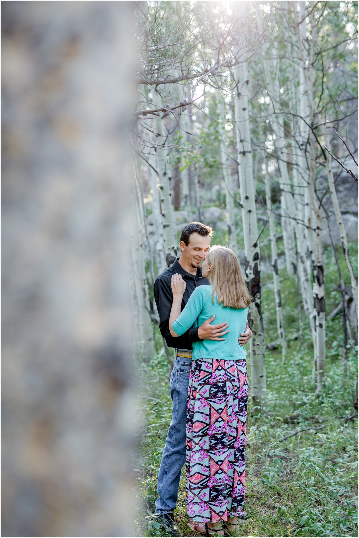 Rocky Mountain National Park Engagement Session by Greeley, Colorado Wedding Photographer 