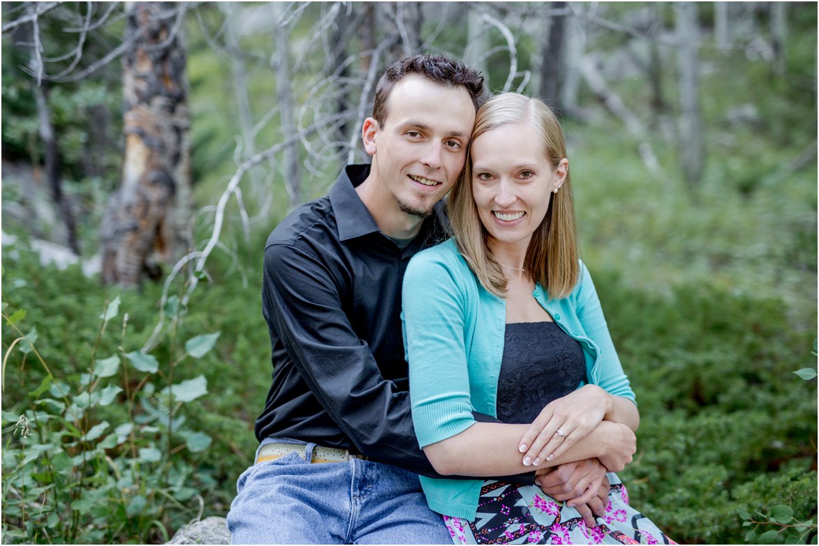 Rocky Mountain National Park Engagement Session by Greeley, Colorado Wedding Photographer 