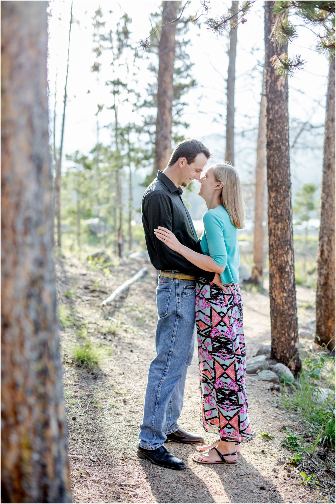 Rocky Mountain National Park Engagement Session by Greeley, Colorado Wedding Photographer 