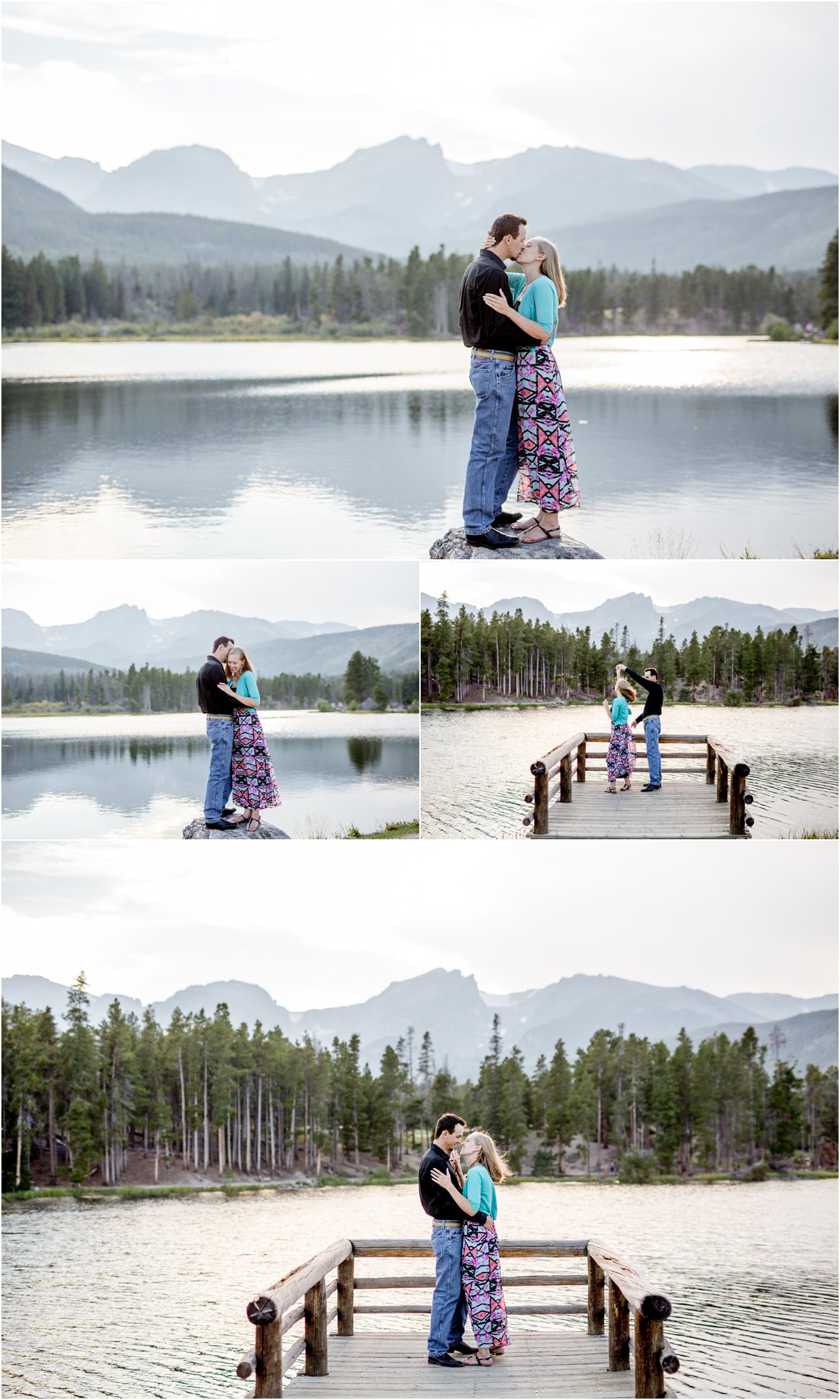 Rocky Mountain National Park Engagement Session by Greeley, Colorado Wedding Photographer 