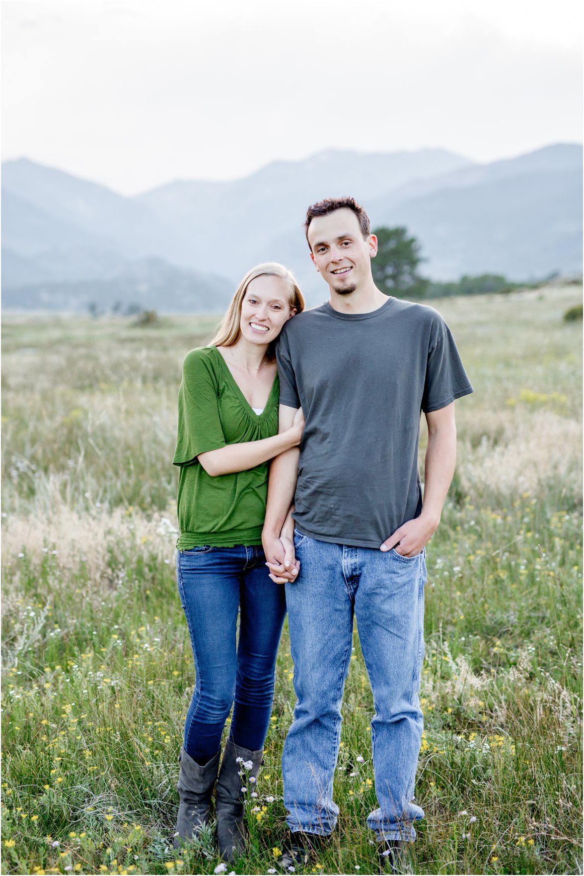 Rocky Mountain National Park Engagement Session by Greeley, Colorado Wedding Photographer 