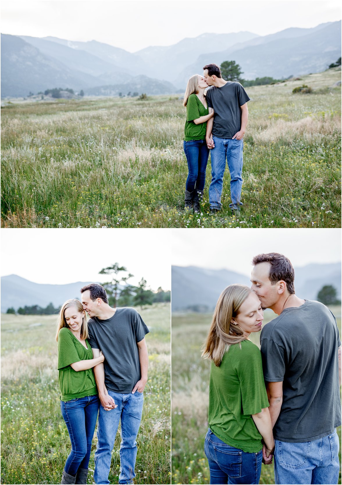 Rocky Mountain National Park Engagement Session by Greeley, Colorado Wedding Photographer 