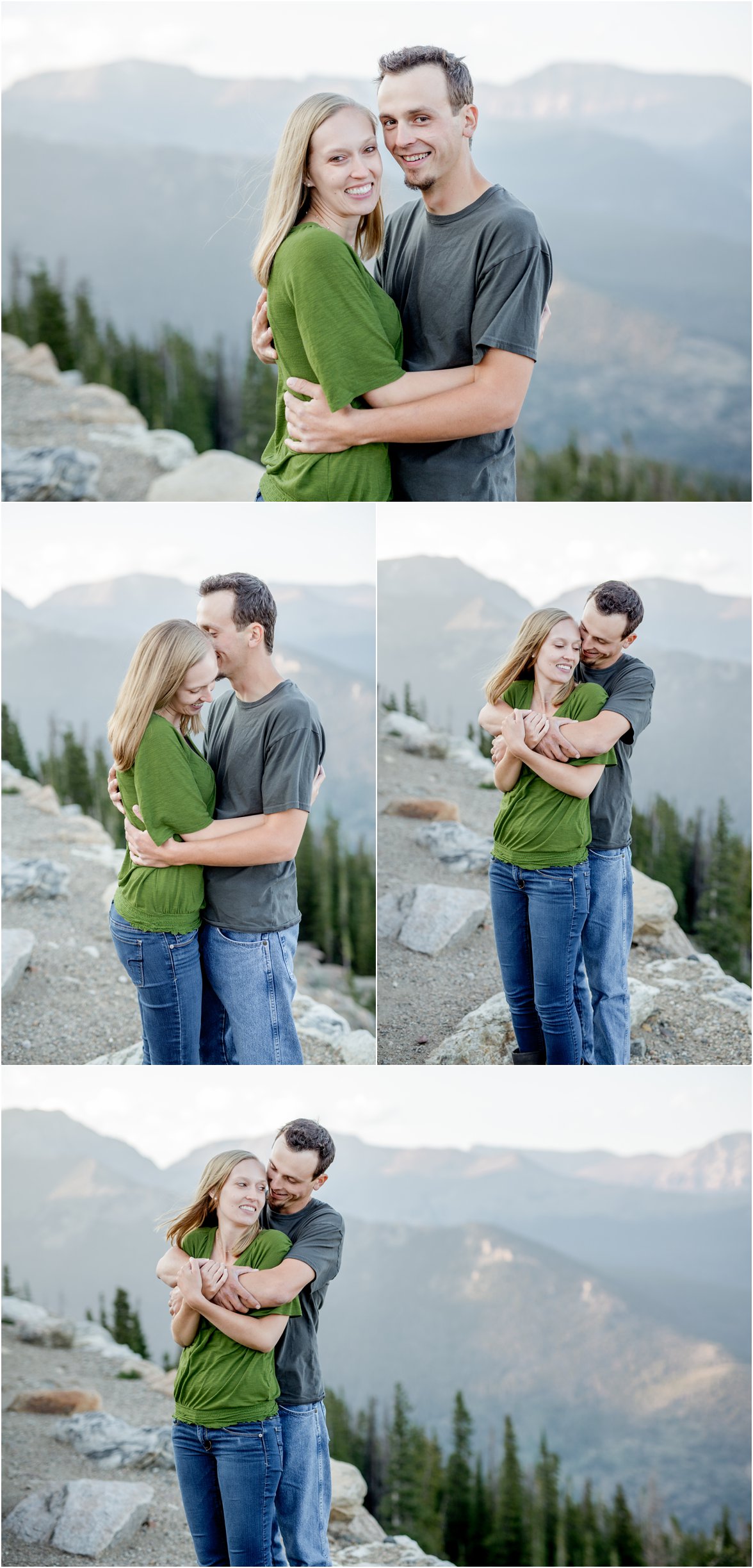 Rocky Mountain National Park Engagement Session by Greeley, Colorado Wedding Photographer 