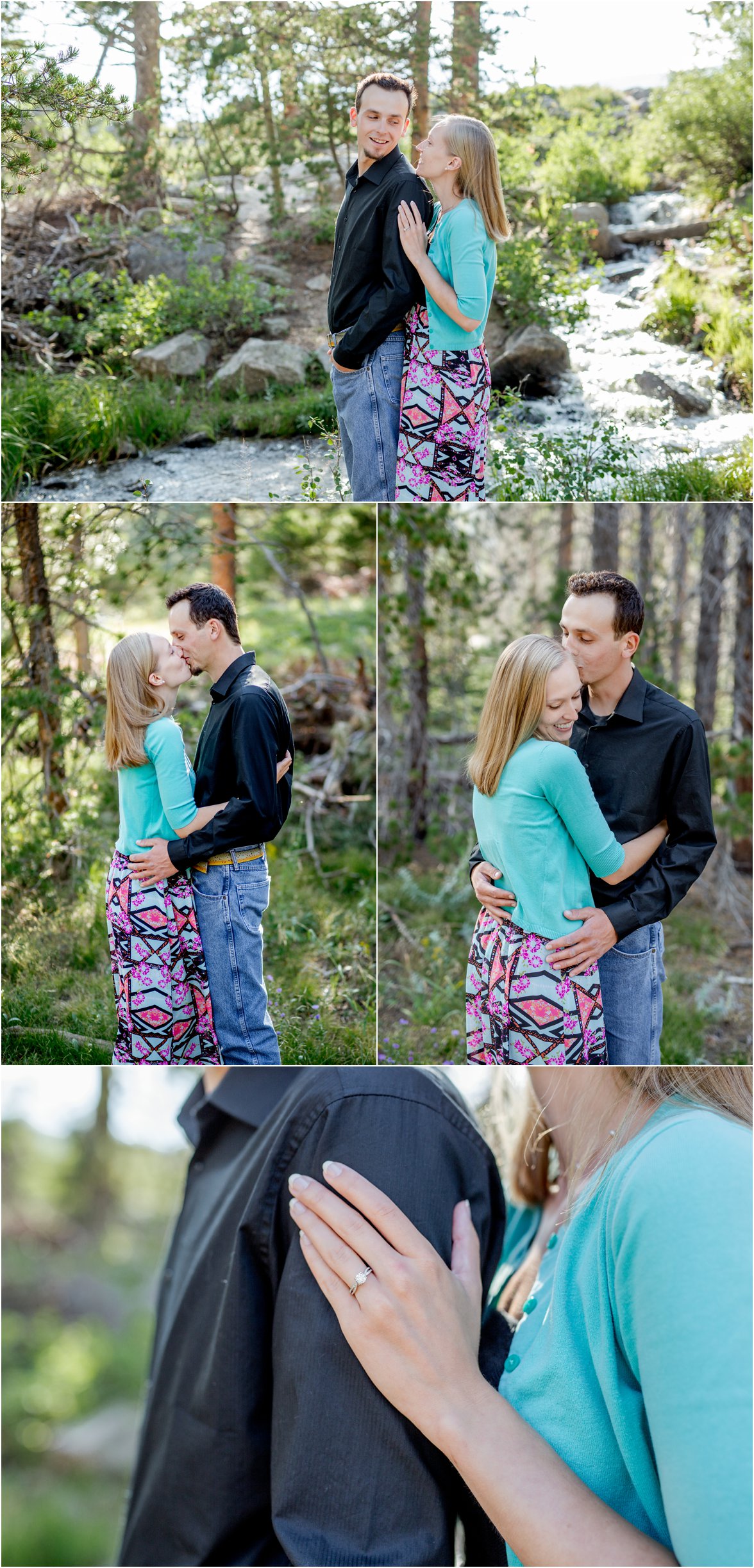 Rocky Mountain National Park Engagement Session by Greeley, Colorado Wedding Photographer 