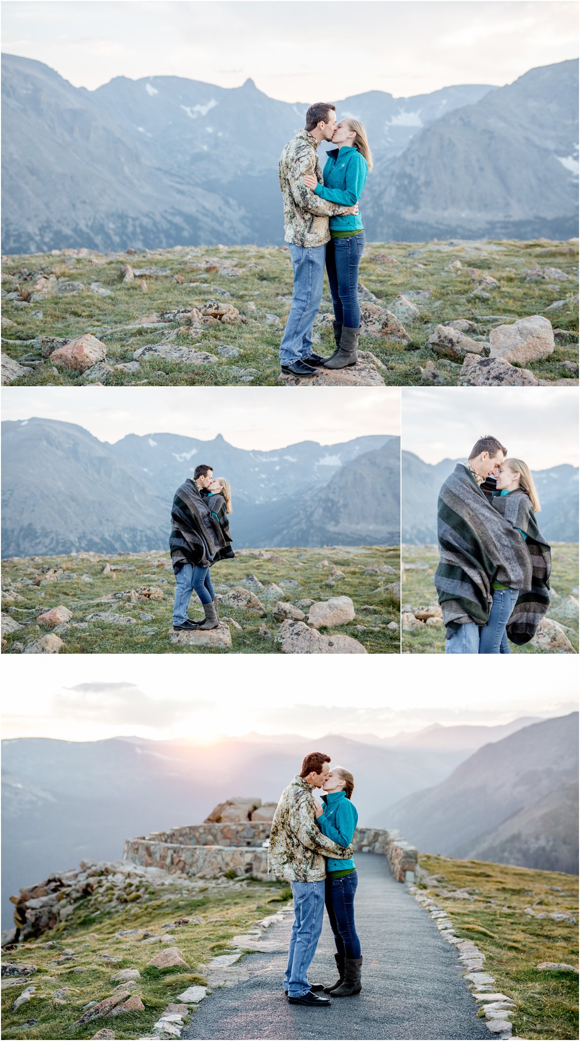 Rocky Mountain National Park Engagement Session by Greeley, Colorado Wedding Photographer 