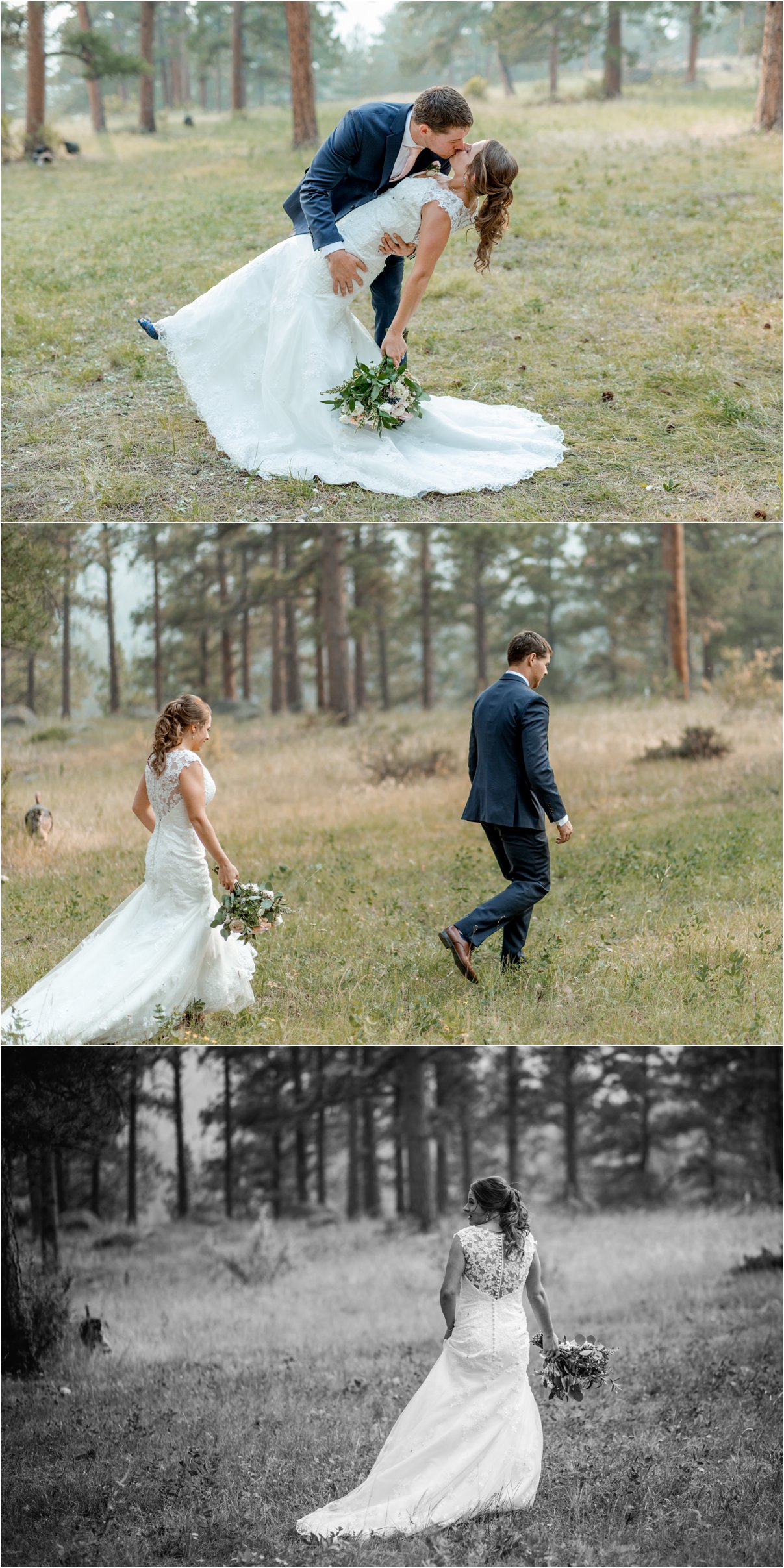 Estes Park Wedding at Della Terra Mountain Chateau by Greeley, Colorado Wedding Photographer