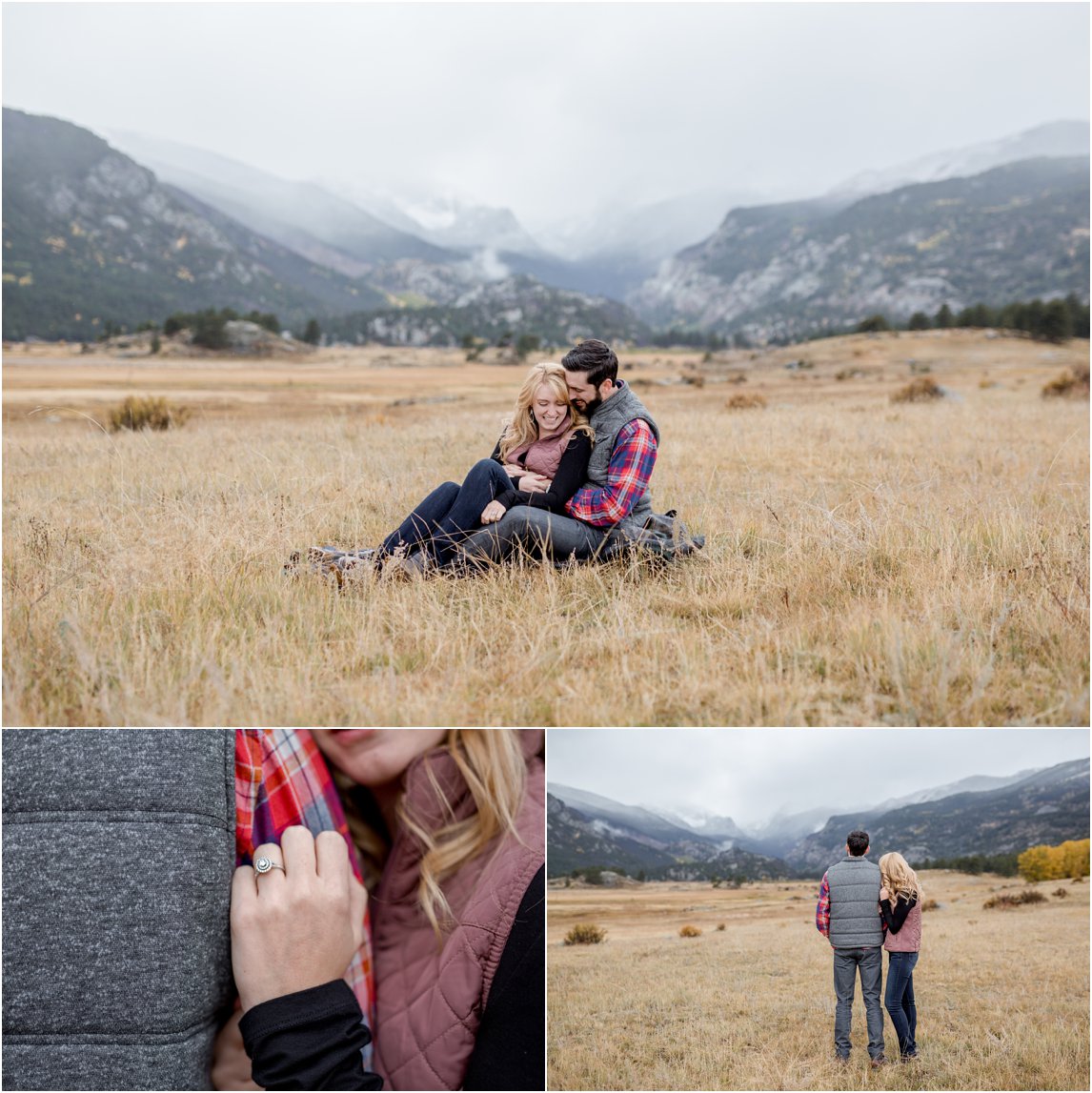 Rocky Mountain National Park Engagement Session by Estes Park, Colorado Wedding Photographer