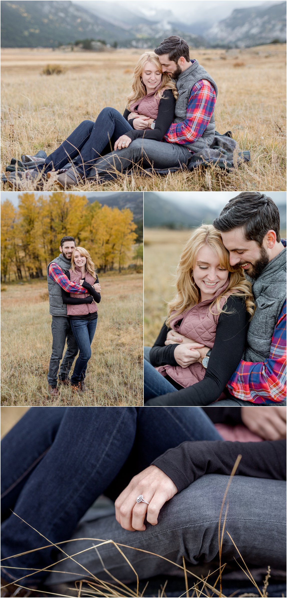 Rocky Mountain National Park Engagement Session by Estes Park, Colorado Wedding Photographer