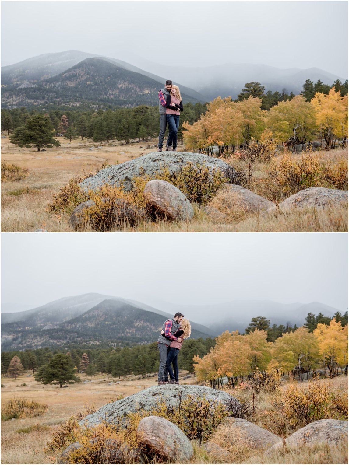 Rocky Mountain National Park Engagement Session by Estes Park, Colorado Wedding Photographer