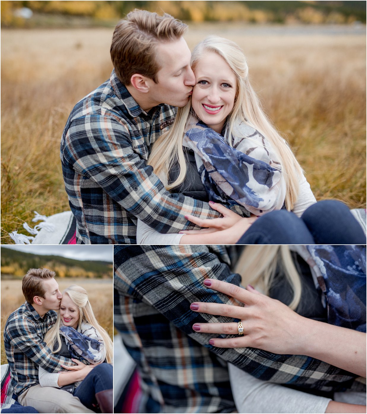 Golden, Colorado Engagement Session in Kenosha Pass by Greeley, Colorado Wedding Photographer